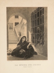 Palliere, Juan Leon 'Catedral de Bs. AS y La mujer del preso, litografas color