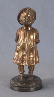 Culuche. Escultura de bronce, Nio.