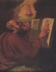 San Lucas pintor, leo averas y restauraciones, 60 x 50.
