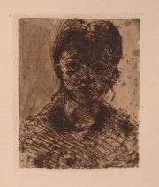 VOLLAND. Cezanne con un grabado