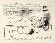 PICASSO. Homage to Georges Braque, litografa.