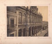 La Bolsa y Vista desde la Cima de la Matriz , dos fotografas albuminadas editadas por Galli y Cia, 1875 a travs del