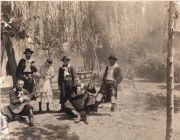 Argentine, On the Pampas. A scene on a ranch. Fotografa de 1928.