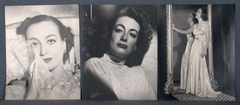 Joan Crawford, cinco fotografas.