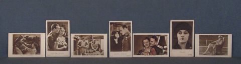 Lote de Tarjetas Postales del ao 30 de peliculas de Greta Garbo.