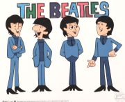The Beatles, celuloide de animacin (Animation Cell), Recreacin de los Cartoon Series The Beatles del Saturday Morning,