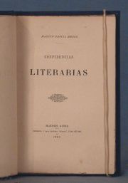 GARCIA MEROU, Martn: CONFIDENCIAS LITERARIAS....1 Vol.