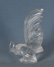 Lalique, Gallo, figura de vidrio