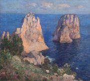 GARGIULO, Enrico, Esc. Italiana 1881 - 1948 'Capri', leo 1927