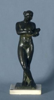 Fioravanti, Jos 'La lectura', escultura en bronce.