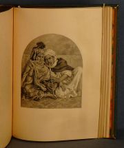 Dinet (ilustrador), KADRHA, 16/30 acuarela original Ettienne...Franz encuadernacin. Lomo averiado.