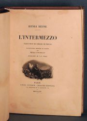 HEINE, Henri. LIntermezzo. 1924. Encuadernacin de Franz. Una ilustracin Emile Nourigot.