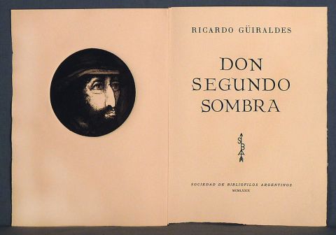 Giraldes, Don Segundo Sombra, SBA, 9 grabados, 1979 por Aida Carballo.