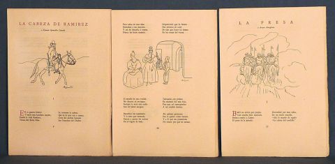 LUGONES, Leopoldo. Romance del Rio Seco, SBA, Ilustraciones de A. Giraldes. 79/100, 1938