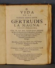 ANDRADE, Alonso de: Vida gloriosa seora Santa Gertrudis, 1663. (73)