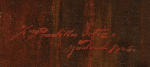 PRADILLA, F. Rey de Armas. leo 112 x 72
