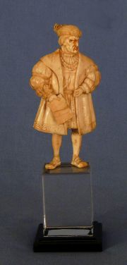 Enrique VIII, talla, base de acrlico