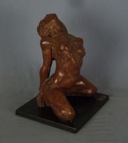 Cardenas, Ponciano 'Desnudo de Dama', escultura, base de mrmol.