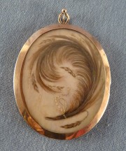 Miniatura oval, retrato de Manuel M. MASCULINO probablemente