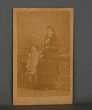 CARTE DE VISITE del Pionero Francs B. Loudet. circa 1865
