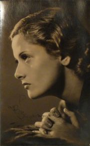 ANNEMARIE HEINRICH. Fotografa de la actriz Argentina Pepita Serrador. Firmada por la actriz. Ao 1940