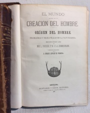 FIGUIER , MM. L / ZIMMERMANN, W.F.A., El mundo antes de la Creacin del Hombre, Barcelona, 1871, Tomo 1 y 2