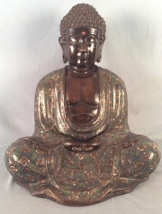 Buda de bronce cloisonne. -90-