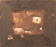 Mara Noel, tc. misxta sobre tela, abstracto. 55 x 46 cm. -82-