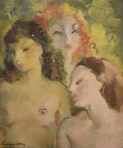 Gaston Jarry. Tres Mujeres,leo sobre tela 60 x 50