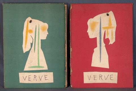 PICASSO. 'SUITE DE 180 DESSINS  Vallauris 28 Novembre 1953 au 3 Fevrier 1954. VERVE Revue Artistique et Litteraire. Bir