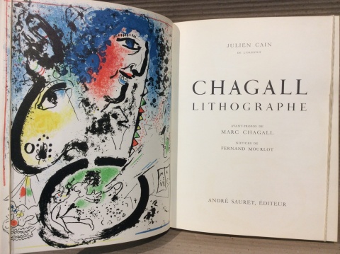 Chagall Marc- Lithographe I al V y Message Biblique - 6 Vol
