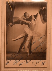 HEINRICH ANNEMARIE, Fotografa de los primeros bailarines, Vera y Adrian Orloff, firmadas por los artistas, ao 1941.