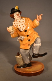 The Clown, figura de porcelana Royal Doulton.