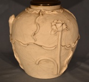 Vaso blanc de chine, transformado en lmpara. Averas