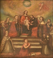 Cosmovisin Andina de la Historia del Cristianismo', leo de 37 x 33 cm.