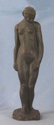 Alonso, Desnudo, escultura de bronce