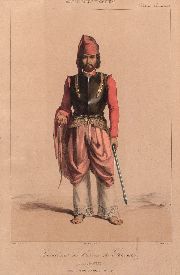 DHastrel, Adolphe, Carabinier de lescorte de Rosas (Buenos Ayres), litografia