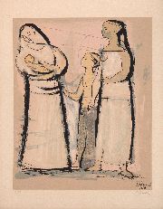 Ducmelic, Zdeavko, figuras, serigrafias, año 1958