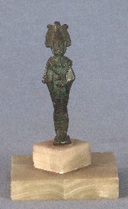 Osiris, figura ,bronce egipcia