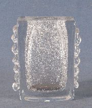 Meydan, Vaso rectangular con burbujas,firmado