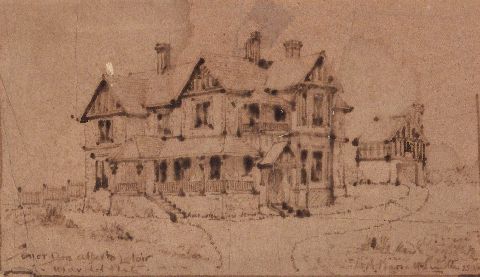 Basset Smith, Casa de Alberto Leloir, tinta sepia