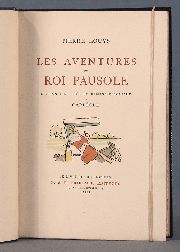 Louys (Pierre). Les Aventures du Roi Pausole, 1924, de Rene Kieffer. Ilustr. de Charles Emile Carlegle