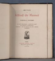 MUSSET, Alfred de.: Comédies et Proverbes, 1885