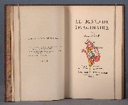 MOLIERE, Jean Baptiste Poquelin. Le Malade Imaginaire. Paris, Ed. René Kieffer, 1921
