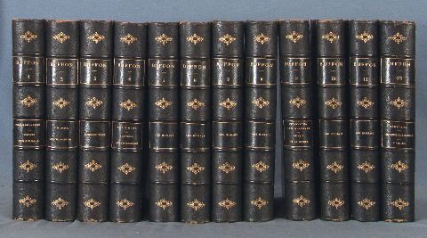 BUFFON. Oeuvres Complétes, 1855. 12 tomos (18)
