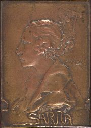 Oliva Navarro, Sanito, relieve bronce