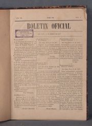 PERIODICO. BOLETIN OFICIAL, de San Juan, 1877 / 1878. 2 vol.