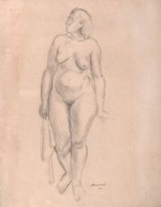 Basaldua, Desnudo, dibujo