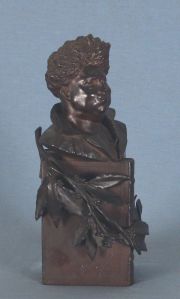MADRASSI, Luca.  Alejandro Dumas, escultura en bronce