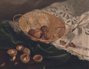 Orihuel, Juan Naturaleza muerta, óleo sobre tela 40 x 50